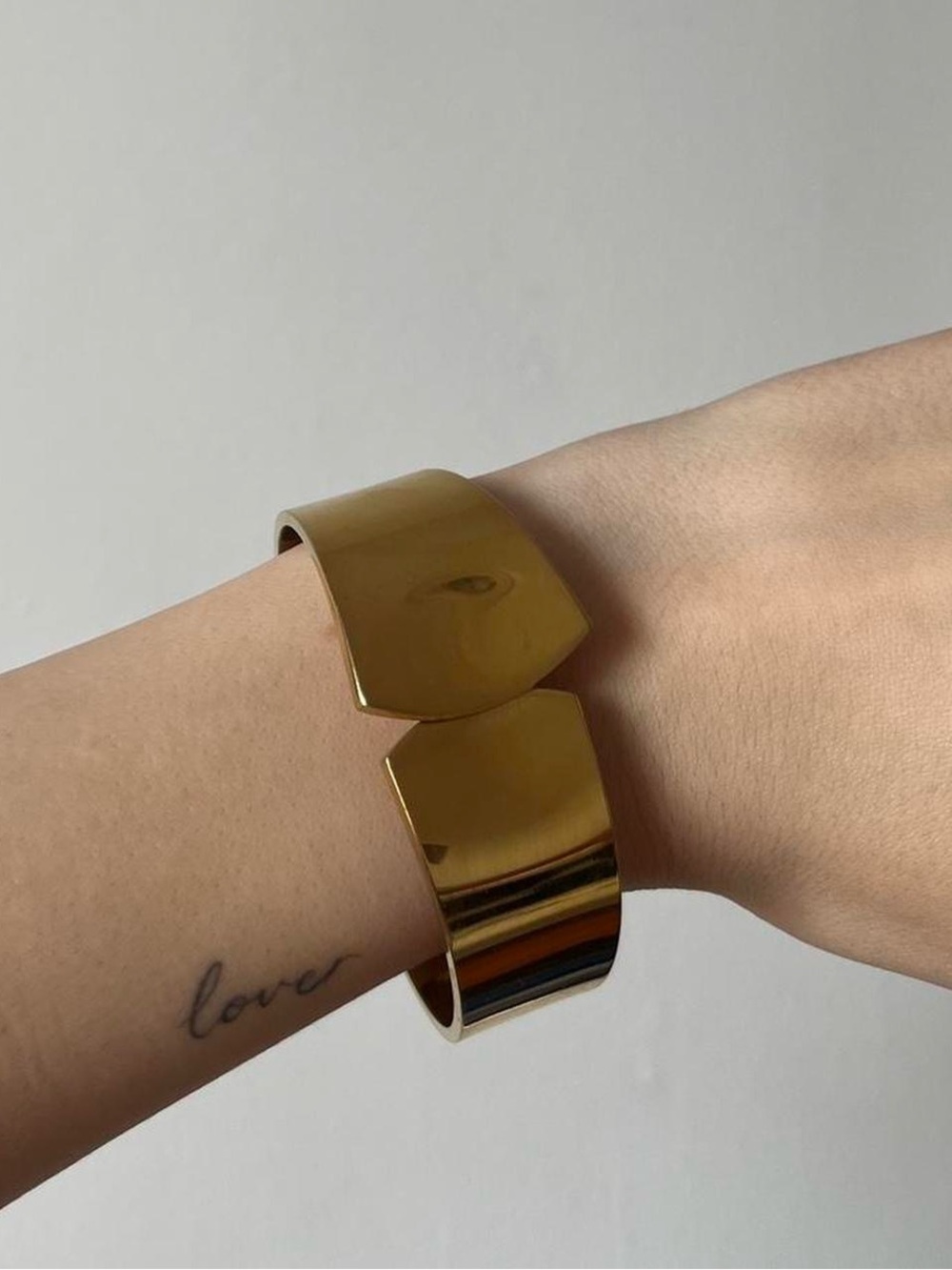Gold Hinged Bracelet